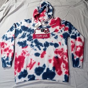 BNWT Olympic Team USA Hello Kitty Exclusive Tie Dye Hoodie M Unisex Mens